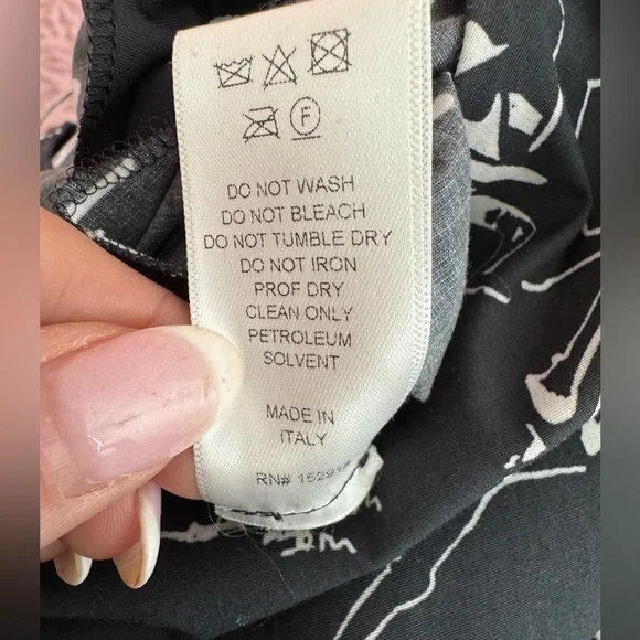 Carolina Herrera Equestrian Print Poplin Fit & Flare Dress  Small Horse Print - Picture 8 of 13